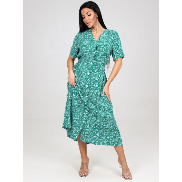 Платье женское Штапель с коротким рукавом