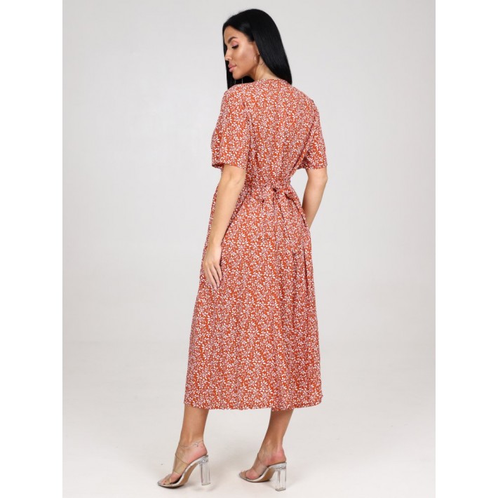 Платье женское Штапель с коротким рукавом