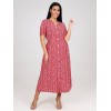 Платье женское Штапель с коротким рукавом