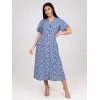Платье женское Штапель с коротким рукавом