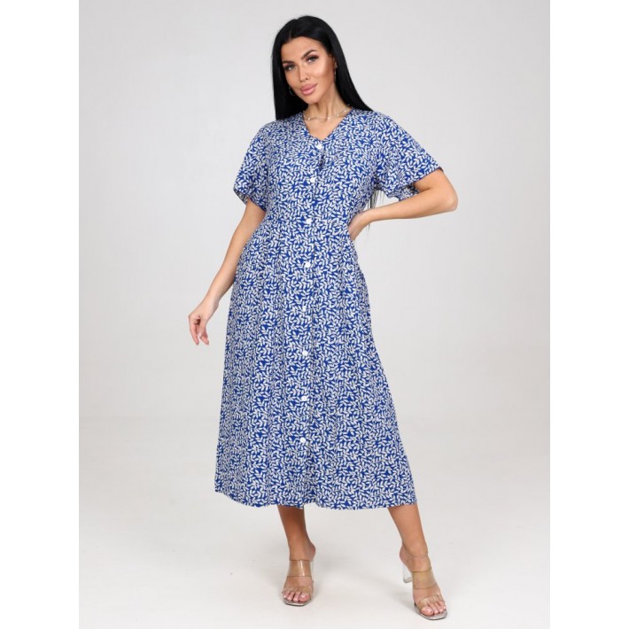 Платье женское Штапель с коротким рукавом
