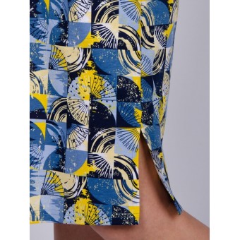 Платье  женское       из кулирки     с коротким рукавом