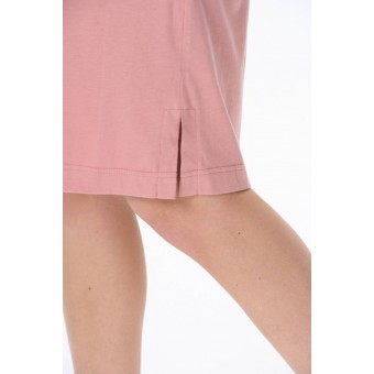 Платье  женское       из вискозы     с рукавом 1/2  розовое  Рисунок