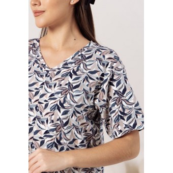 Платье  женское       трикотажное     с коротким рукавом  коричневое     