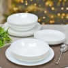 Тарелка обеденная PAMPILLE WHITE 25см