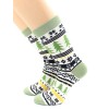 нмнг1123-06-09 HL Носки муж. р.39-44 Орнамент и елки