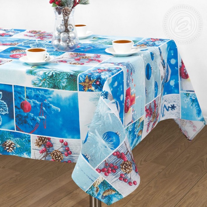 Скатерть из рогожки 120х150 см. Румянец