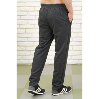 Брюки  мужские       из футера       серые