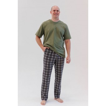 Брюки  мужские       из кулирки       серые