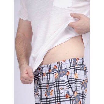 Брюки  мужские       из кулирки       серые