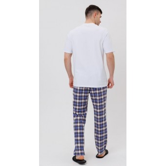 Брюки  мужские       из кулирки       синие