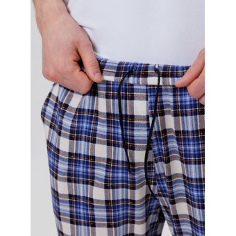 Брюки  мужские       из кулирки       синие