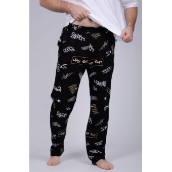 Брюки  мужские       из кулирки       черные