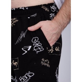 Брюки  мужские       из кулирки       черные