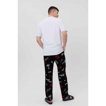 Брюки  мужские       из кулирки       черные