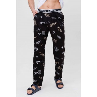 Брюки  мужские       из кулирки       черные