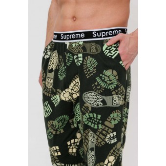 Брюки  мужские       из кулирки       зеленые