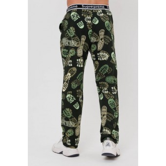 Брюки  мужские       из кулирки       зеленые