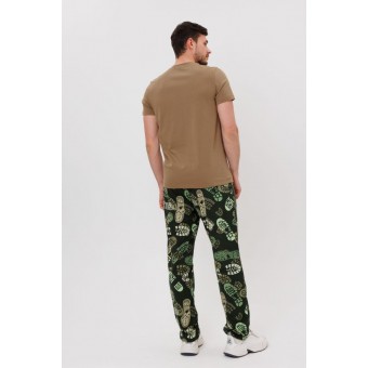 Брюки  мужские       из кулирки       зеленые