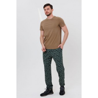 Брюки  мужские       из кулирки       зеленые