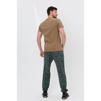 Брюки  мужские       из кулирки       зеленые