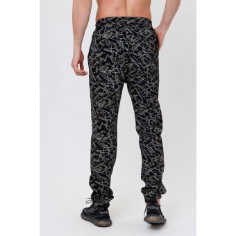 Брюки  мужские       из кулирки       черные