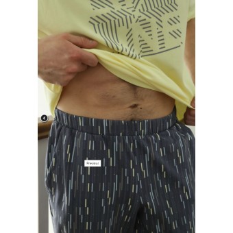 Брюки  мужские       трикотажные       синие