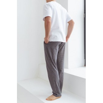 Брюки  мужские       трикотажные       синие