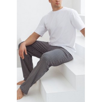 Брюки  мужские       трикотажные       синие