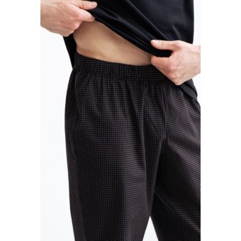 Брюки  мужские       из вискозы       черные