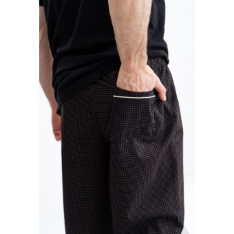 Брюки  мужские       из вискозы       черные