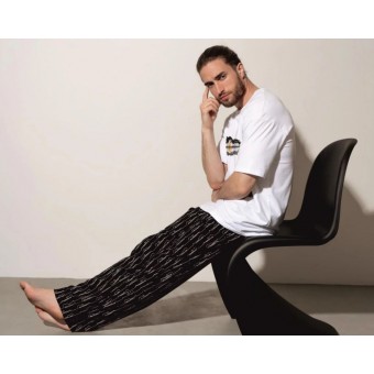 Брюки  мужские       трикотажные       черные