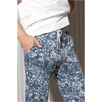 Брюки  мужские       трикотажные       Серый, Синий