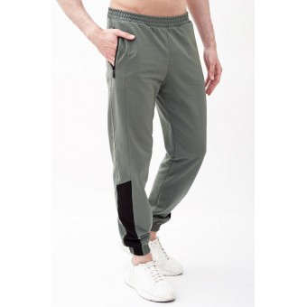 Брюки  мужские       из футера       серые