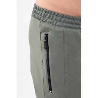 Брюки  мужские       из футера       серые