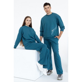 Брюки  мужские       трикотажные       зеленые   Melado