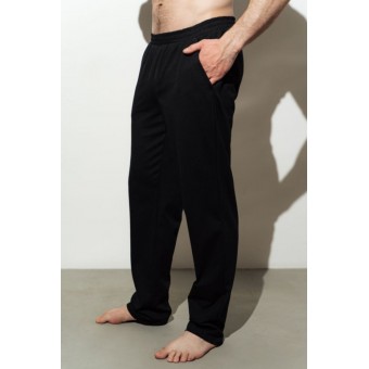 Брюки  мужские       трикотажные       черные   Melado