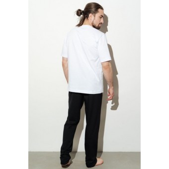 Брюки  мужские       трикотажные       черные   Melado