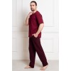 Брюки мужские трикотажные красные Melado