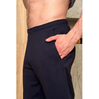 Брюки  мужские       трикотажные       синие   Melado  