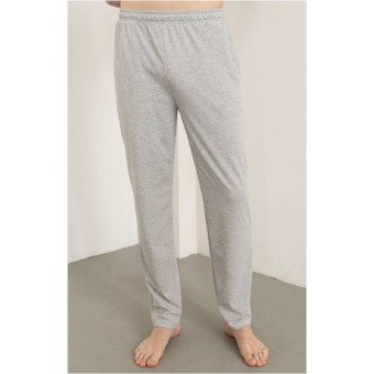 Брюки  мужские       трикотажные       Светло-серый