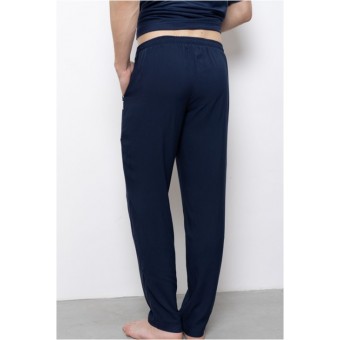 Брюки  мужские       из вискозы       синие