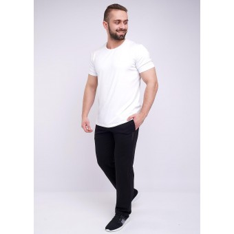 Брюки  мужские       трикотажные       черные     