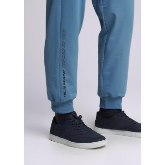 Брюки  мужские       трикотажные       синие