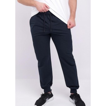 Брюки  мужские       трикотажные       синие