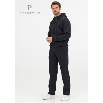 Брюки  мужские       из футера       синие