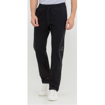 Брюки  мужские       из футера       черные