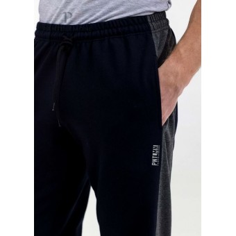 Брюки  мужские       из футера       синие