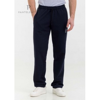 Брюки  мужские       из футера       синие