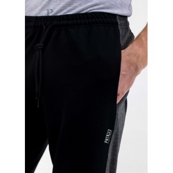 Брюки  мужские       из футера       черные